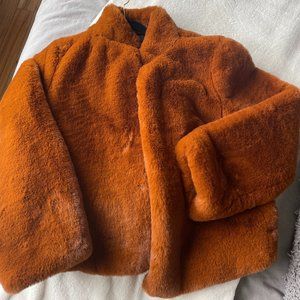 Brown Faux Fur Coat